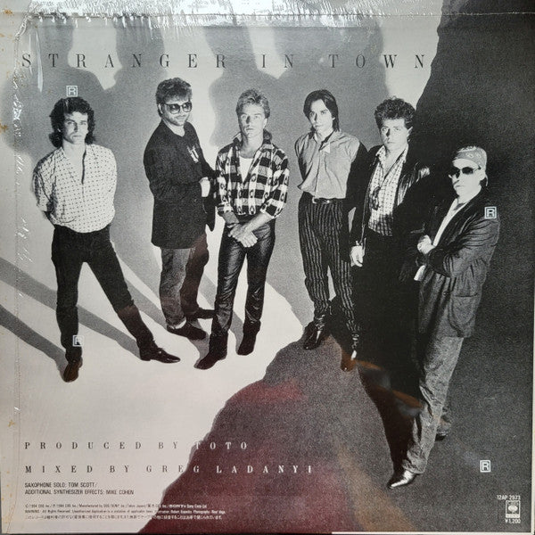 Release: Stranger In Town-Vinyl-Japan-1984-12AP 2973-4700059