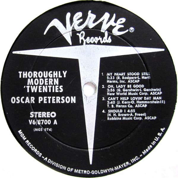 Master Release: Thoroughly Modern 'Twenties by Oscar Peterson