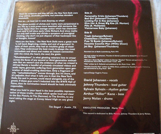 Master Release: Paris' Burning by New York Dolls