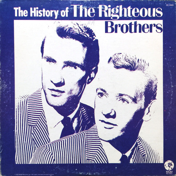Release: History Of The Righteous Brothers-Vinyl-US-1972-SE 4885, SE-4885-9874617