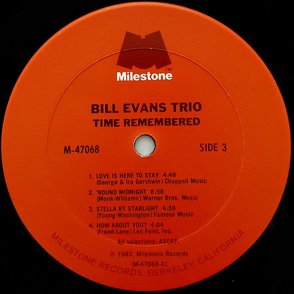 Release: Time Remembered-Vinyl-US-1983-M-47068-2128751