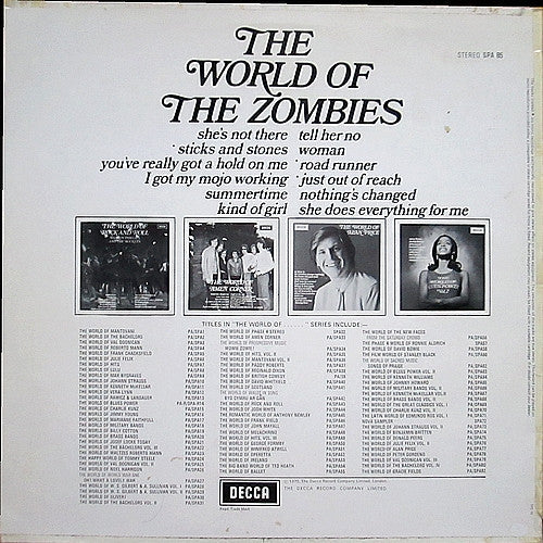 Release: The World Of The Zombies-Vinyl-UK-None-SPA 85-5402314