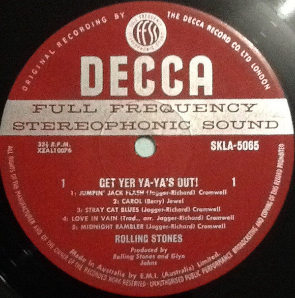Get Yer Ya-Ya's Out! - The Rolling Stones In Concert