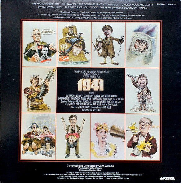 Release: 1941 (Original Motion Picture Soundtrack)-Vinyl-Japan-1979-25RS-75-5996566