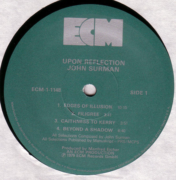 Master Release: Upon Reflection by John Surman