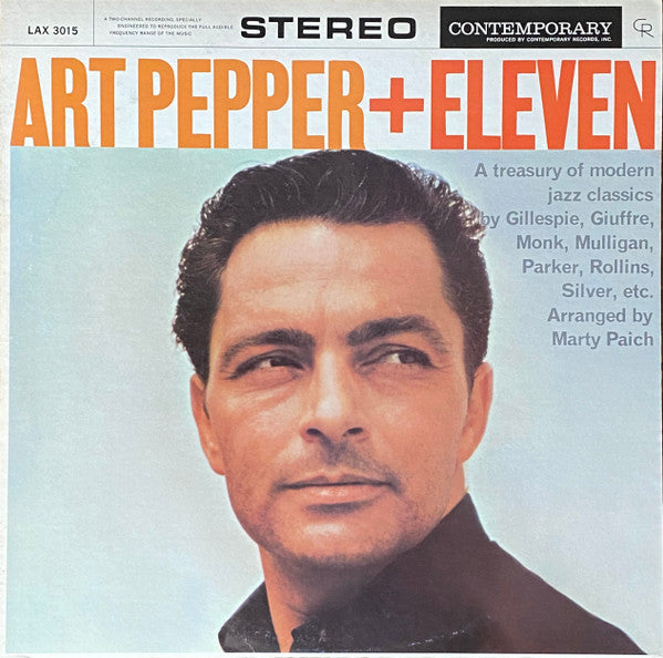 Release: Art Pepper + Eleven (Modern Jazz Classics)-Vinyl-Japan-1974-LAX 3015, LAX-3015, S 7568-7155577