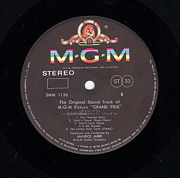 グラン・プリ = Grand Prix (The Original Sound Track Album)