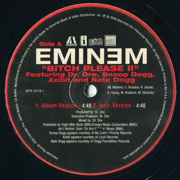Master Release: Bitch Please II by Eminem