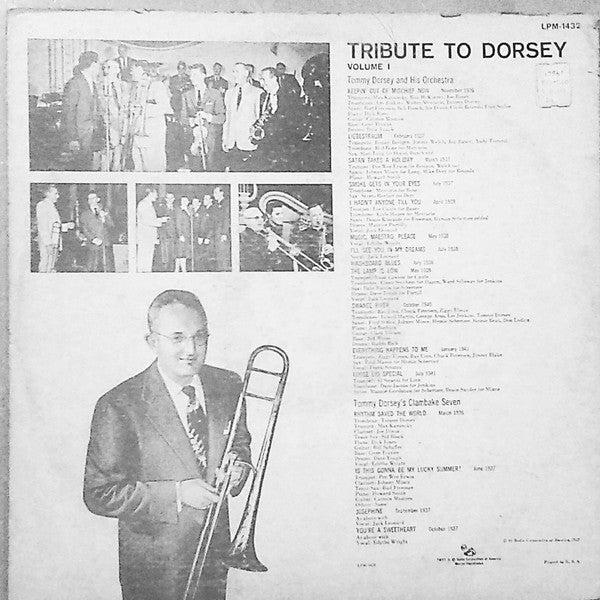 Tribute To Dorsey Volume 1