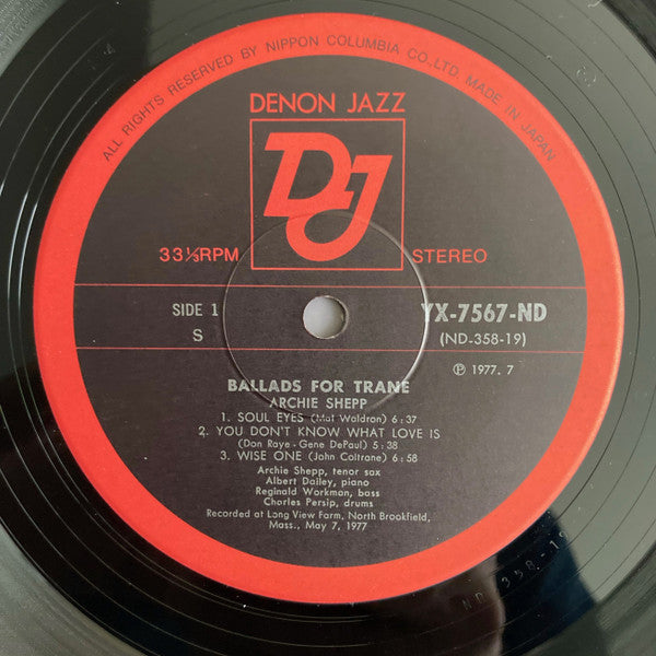 Ballads For Trane