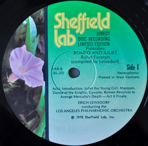 Release: Romeo And Juliet (Ballet Excerpts)-Vinyl-US-1978-LAB-8-2270219