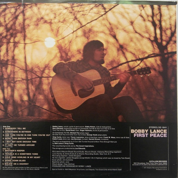 Master Release: First Peace by Bob Lance