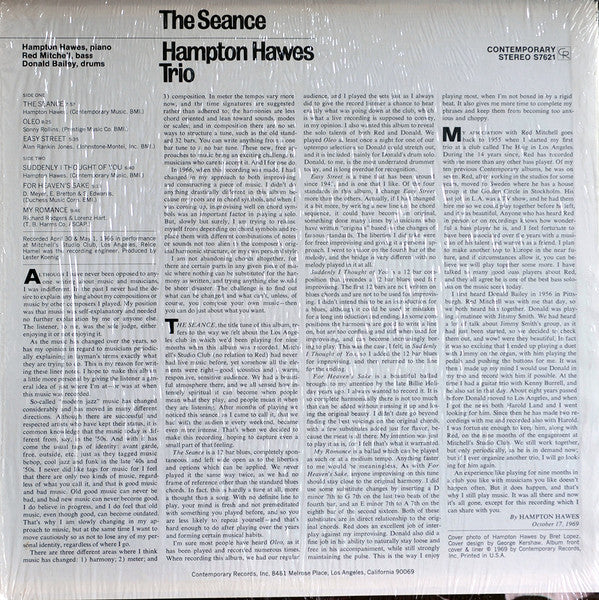 Release: The Seance-Vinyl-US-1969-S7621-8343912
