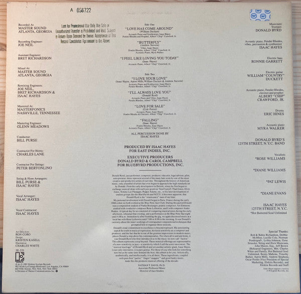 Master Release: Love Byrd by Donald Byrd & 125th Street, N.Y.C.