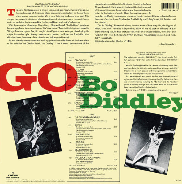 Master Release: Go Bo Diddley by Bo Diddley