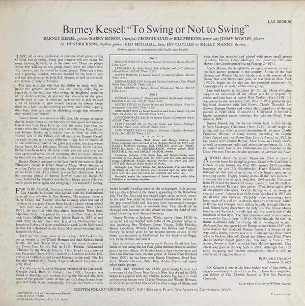 Vol. 3, To Swing Or Not To Swing