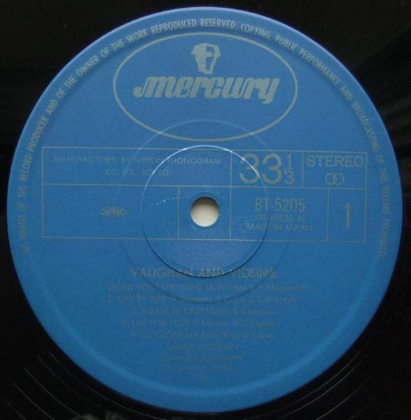 Release: Vaughan And Violins-Vinyl-Japan-1978-BT-5205-8505744