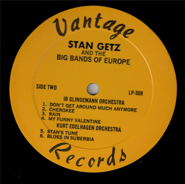 Stan Getz And The Big Bands Of Europe