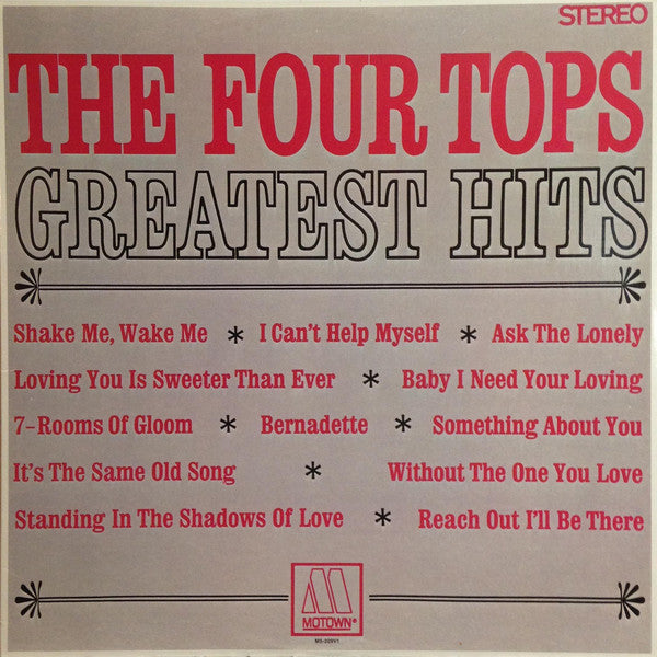 Master Release: Four Tops Greatest Hits by Four Tops