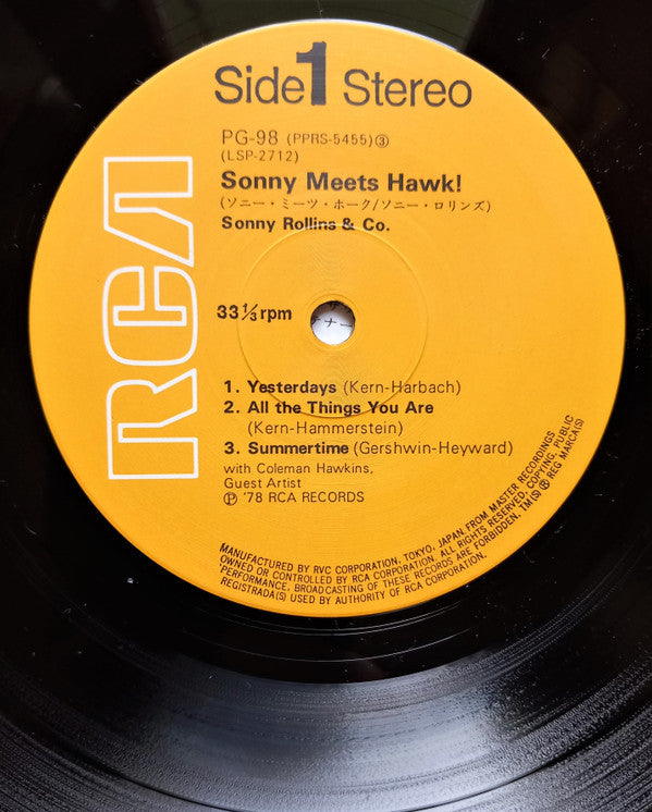 Sonny Meets Hawk!