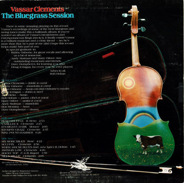 Master Release: The Bluegrass Session by Vassar Clements
