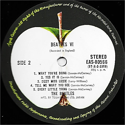Beatles VI = ビートルズ VI