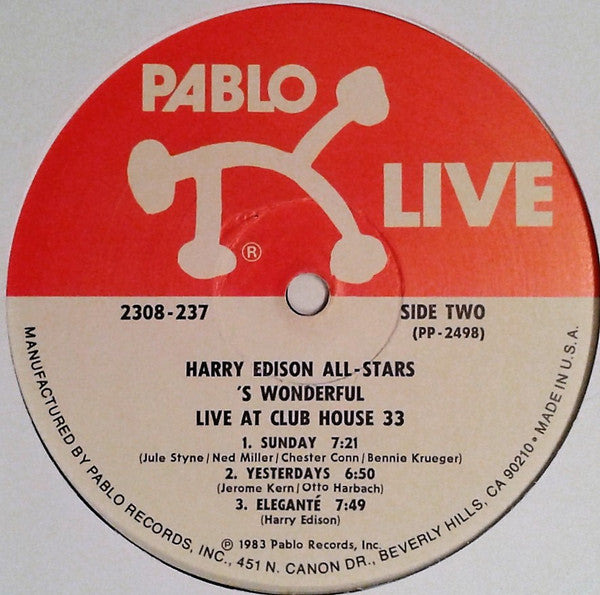 'S Wonderful - Live At Club House 33