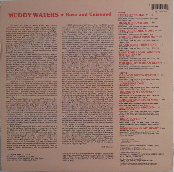 Master Release: Rare And Unissued by Muddy Waters