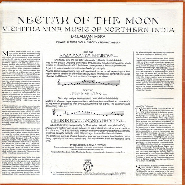 Nectar Of The Moon - Vichitra Vina Music Of Northern India