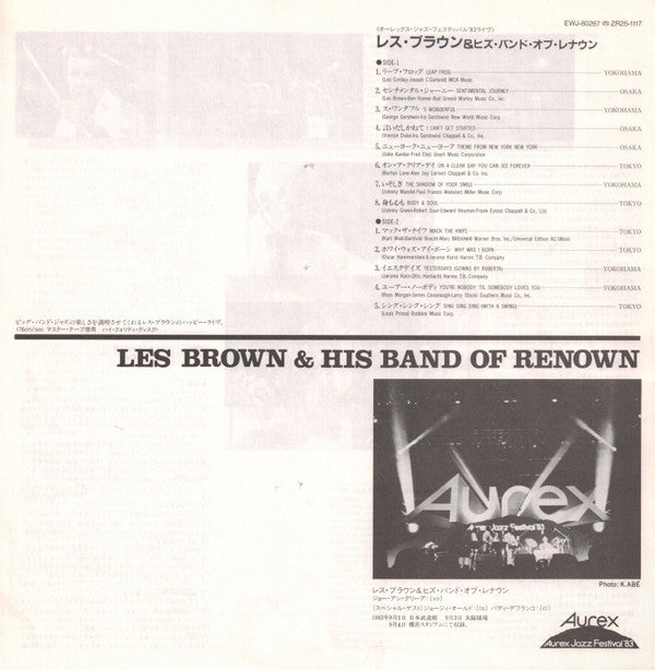 Master Release: Aurex Jazz Festival '83 by Les Brown And His Band Of Renown
