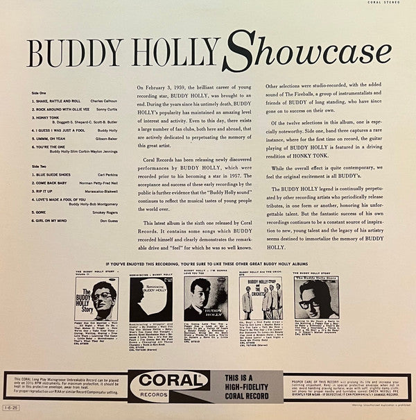Release: Showcase-Vinyl-Japan-1985-P-6215-4465375