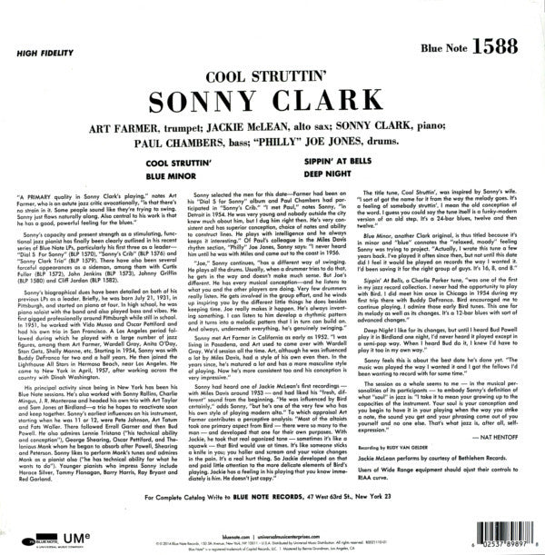 Release: Cool Struttin'-Vinyl-US-2014-1588, BLP 1588, B0021110-01-6170872