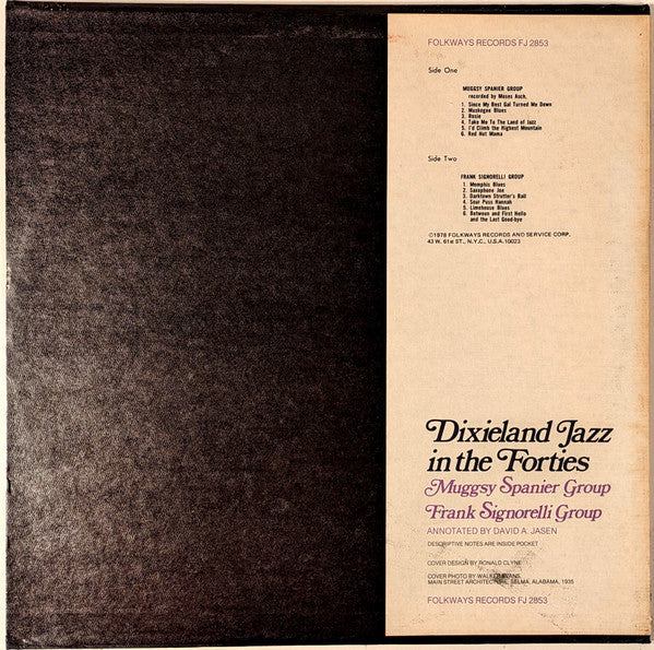 Release: Dixieland Jazz In The Forties-Vinyl-US-1978-FJ 2853-5207110