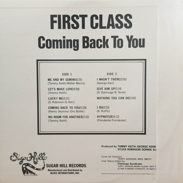 Master Release: Coming Back To You by First Class (5)