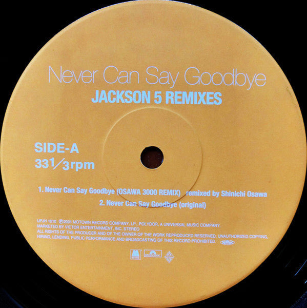 Jackson 5 Remixes - Never Can Say Goodbye
