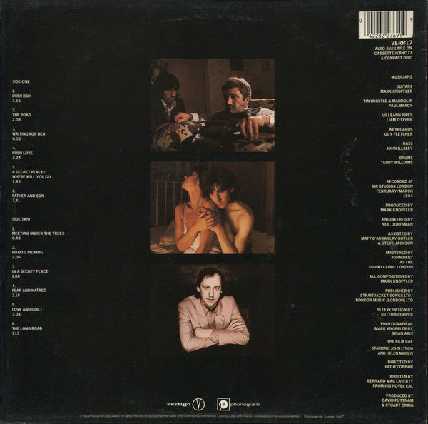 Release: Music By Mark Knopfler From The Film Cal-Vinyl-UK-1984-VERH 17, 822 769-1-2266278