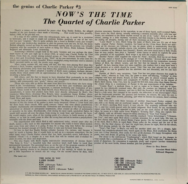 Release: Now's The Time-Vinyl-Japan-1981-UMV 2029-2941356
