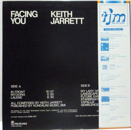 Release: Facing You-Vinyl-Japan-1980-ECM-4003-6956714