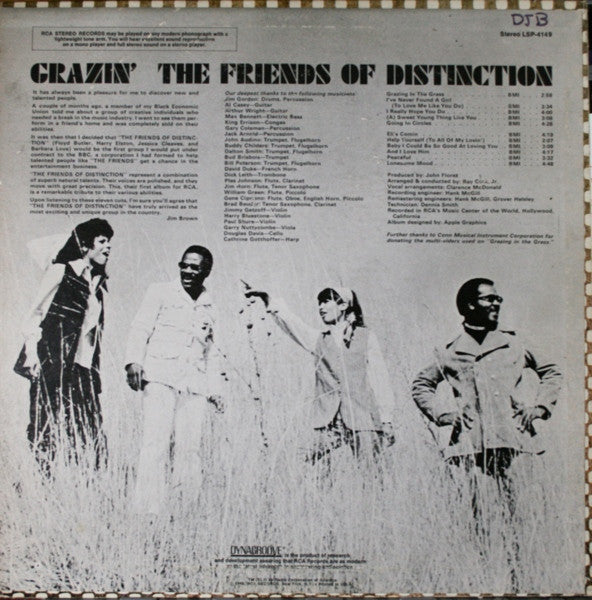 Master Release: Grazin' by The Friends Of Distinction