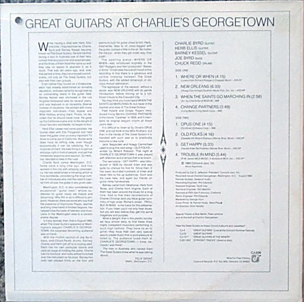 Master Release: Great Guitars At Charlie's Georgetown by The Great Guitars