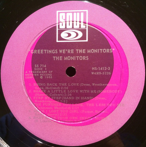 Greetings!... We're The Monitors