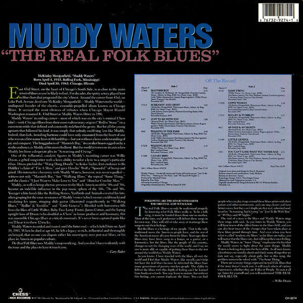 Master Release: The Real Folk Blues by Muddy Waters
