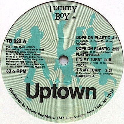 Master Release: Dope On Plastic / It's My Turn by Uptown (3)