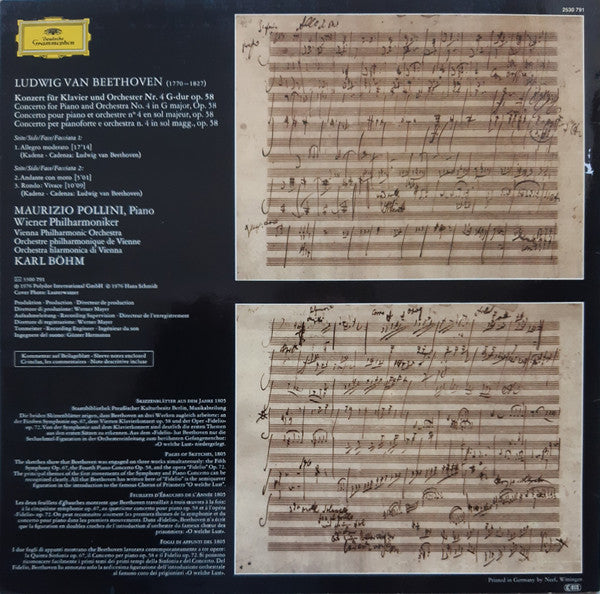 Klavierkonzert = Piano Concerto No.4
