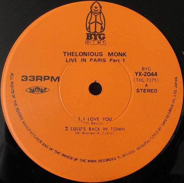 Live In Paris Part 1
