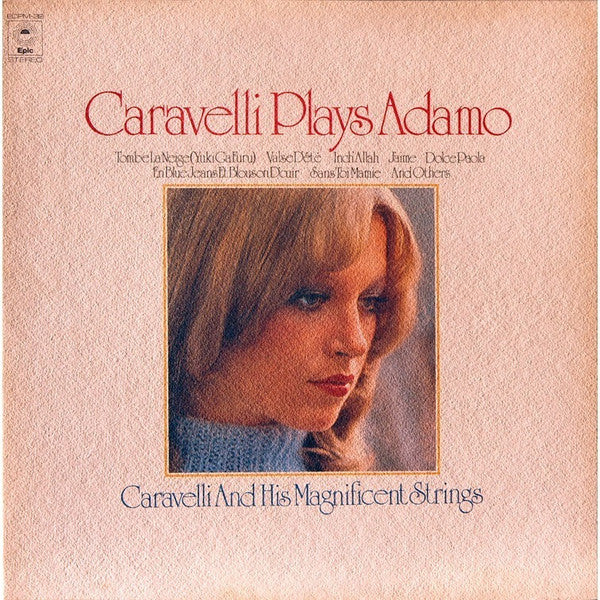 Release: Caravelli Plays Adamo-Vinyl-Japan-1973-ECPM-39-8318279