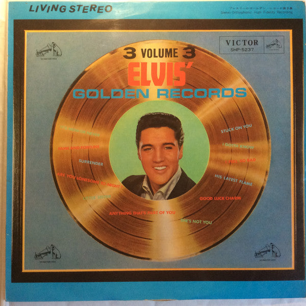 Release: Elvis' Golden Records, Vol. 3-Vinyl-Japan-1963-SHP 5237-5794553