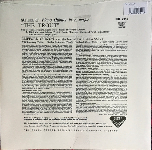 The "Trout" Quintet