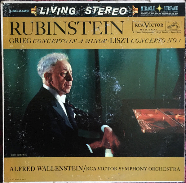 Master Release: Concerto In A Minor / Concerto No. 1 by Arthur Rubinstein