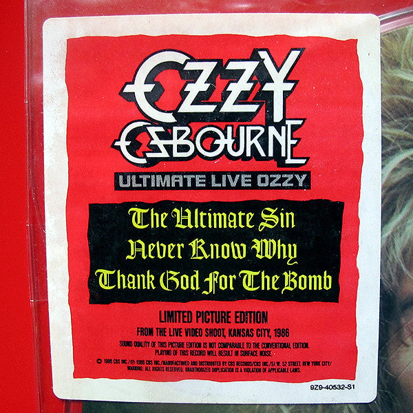 Release: The Ultimate Sin (Live Tracks)-Vinyl-US-1986-9Z9-40532-2357493